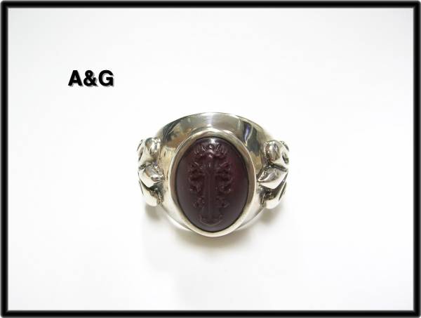 #18 ограниченный товар [A&G Silver Ringe- and ji- серебряное кольцо daga- лилия кольцо ][ новый товар ]