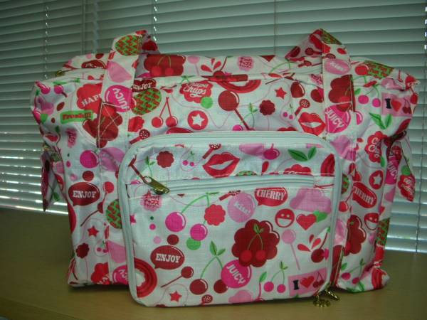 #Chupa Chups. compact bag ( Heart Cherry )#