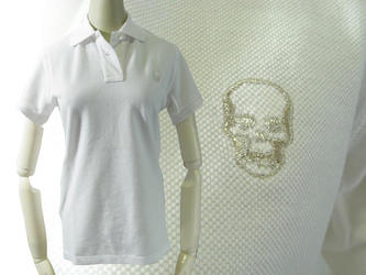 【CU】ルシアンペラフィネ　半袖ポロシャツ EVF12 ホワイト