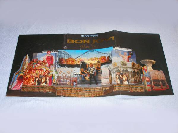 Bon Jovibon* jovi Britain Tour pamphlet hand chronicle + autograph ( printing )