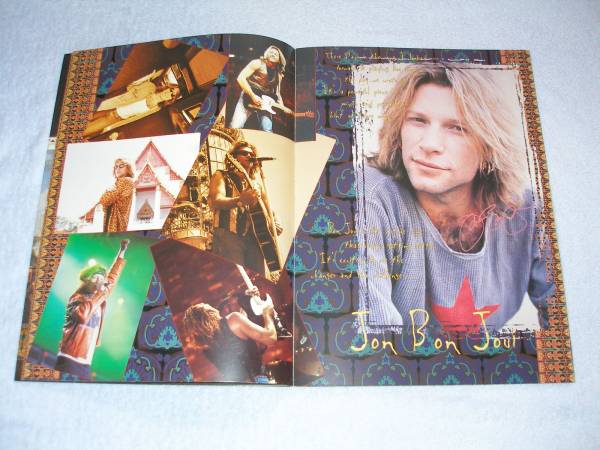 Bon Jovi ボン・ジョヴィ 英国ツアー パンフ 手記＋サイン(印刷)_画像2