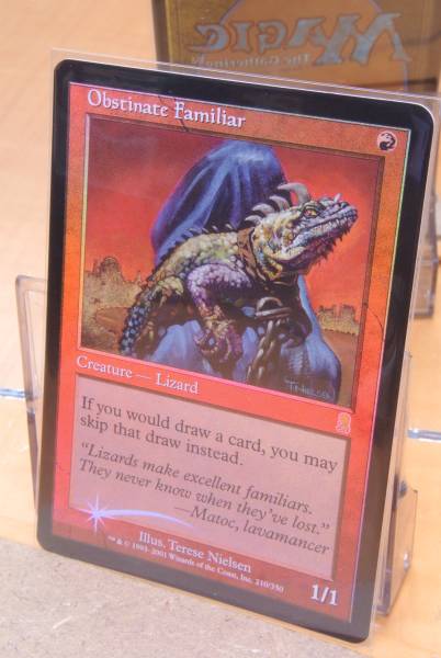 MTG foil Obstinate Familiar