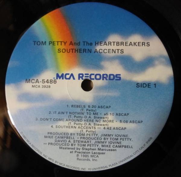 TOM PETTY「SOUTHERN ACCENTS」米ORIG[MCA]シュリンク美品_画像3