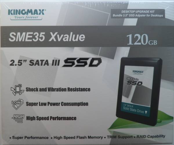 新品未開封！KINGMAX KM120GSME35 120GB SSD_画像2