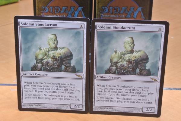 MTG Solemn Simulacrum 2 листов 