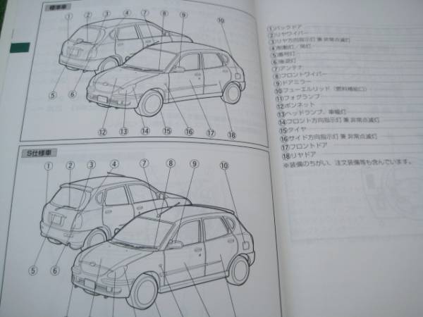 トヨタ M100A デュエット 取扱書 2002年9月 取説_画像2