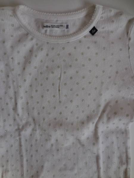 USED bebe* Bebe * child clothes lame long sleeve T shirt 