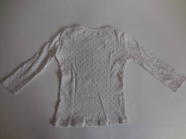 USED bebe* Bebe * ребенок одежда ламе футболка с длинным рукавом 