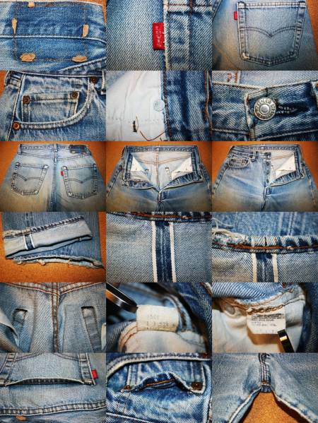 * снят с производства *[ американский производства ] Levi's 501[ красный уголок последний модель ]W73cm
