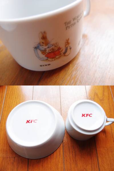  быстрое решение *KFC Peter Rabbit cup миска не продается . тарелка bi следы liks*pota-