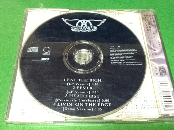 限定1名！希少 エアロスミス EAT THE RICH。の画像3