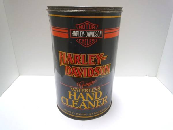 70’s ビンテージ ハーレーダビッドソン USA製 アンティーク缶 HARLEY-DAVIDSON モーターサイクル ディスプレイ ガレージに