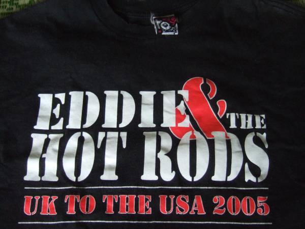 レア！EDDI & THE HOT RODS 2004 US ツアーTシャツ チバユウスケ_画像1