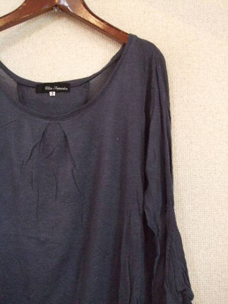 ClearImpression lace ribbon attaching long sleeve cut and sewn (USED)42014②