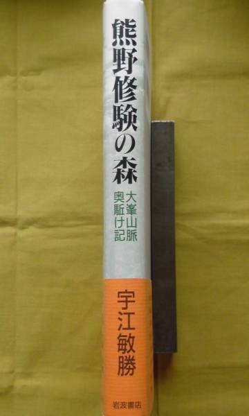 熊野修験の森　大峯山脈奥駈け記　　宇江　敏勝著　　岩波書店_画像2