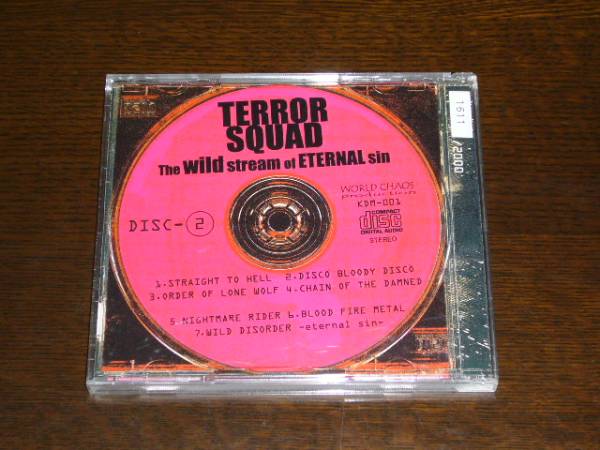 Terror Squad / The Wild Stream Of Eternal Sin　1999年World Chaos Recordリリース　日本が誇る轟音魔術師軍団による名盤_画像2
