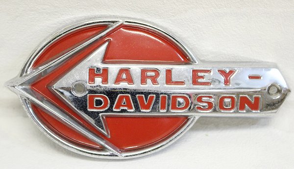 1A5890【送料164円】ハーレーダビッドソン 59年～60年パンヘッドエンブレム Harley-Davidson_画像2