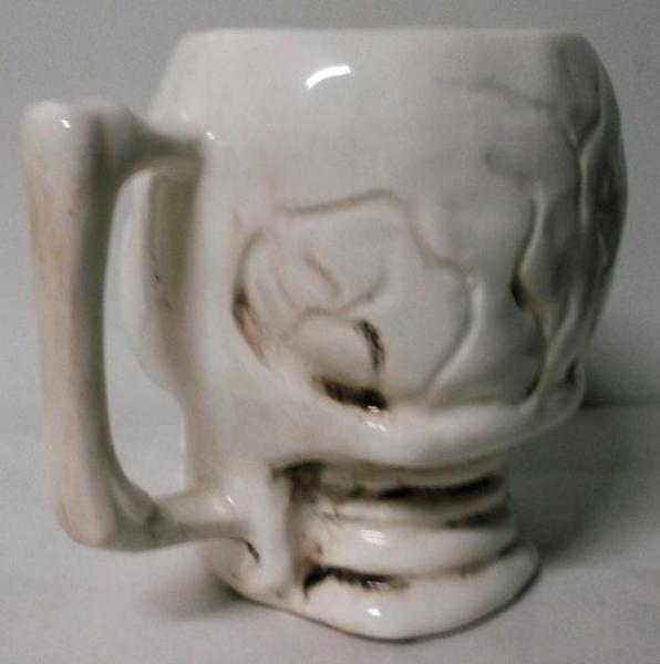 ★Vintage スカル 骸骨 マグ Skull Mug ORCHIDS of HAWAII - R10 ! ヴィンテージ ! tiki ティキ_画像4