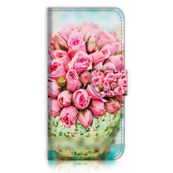 iPhone 5 5S 5C SE 薔薇 バラ 花柄 フラワー スマホケース 充電ケーブル フィルム付