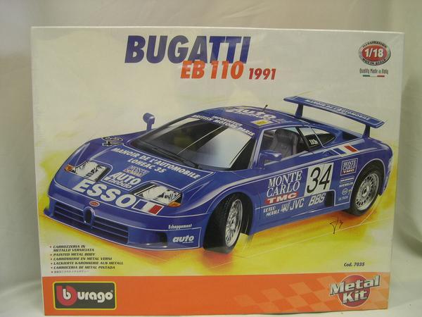  BBurago 1/18 assembly kit 7035 BUGATTI EB110 1991