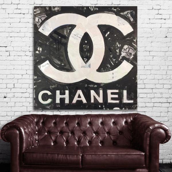 テレビで話題 シャネル Chanel オシャレ壁紙 写真 アルクフォト アート インテリア グッズ ポップ ポスター100x135cm 特大 その他 Labelians Fr