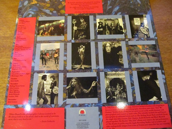  abroad musician calendar 1988 year * Beatles /R. Stone z