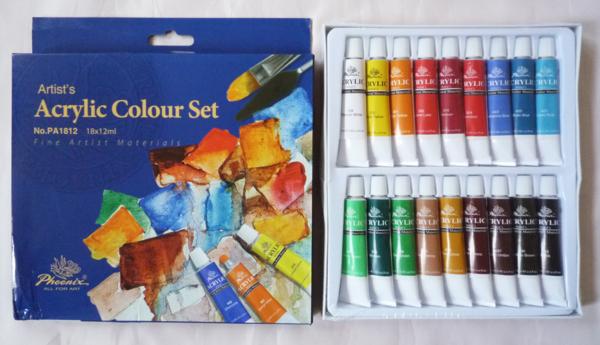  acrylic paint 12ml×18 color - special price - new goods - prompt decision -