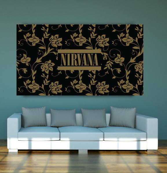 ヤフオク Nirvana ニルヴァーナ 特大 ポスター 135x100cm