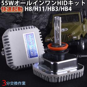 MINI ミニ一体型オールインワン HIDキット