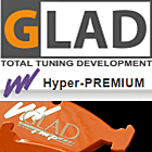 低ダストブレーキパッドGLAD Hyper-PREMIUM