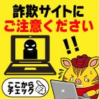 詐欺サイトに注意