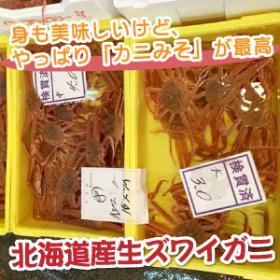 毎年大好評！北海道産生ズワイガニ