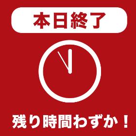 本日終了 残りわずか