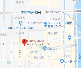 HAPPYJACK Map